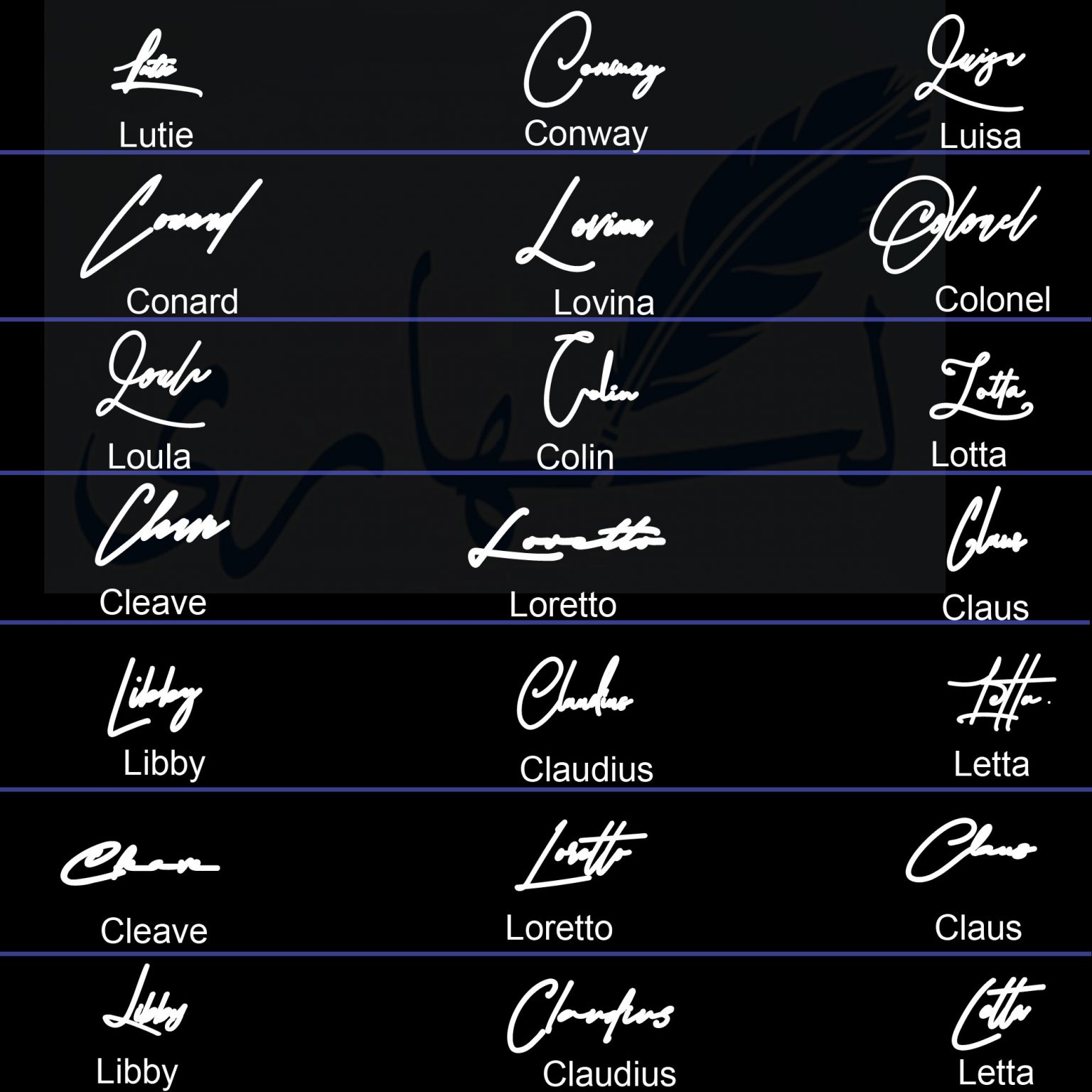 My Name Handwritten Signature Styles - Signature Write